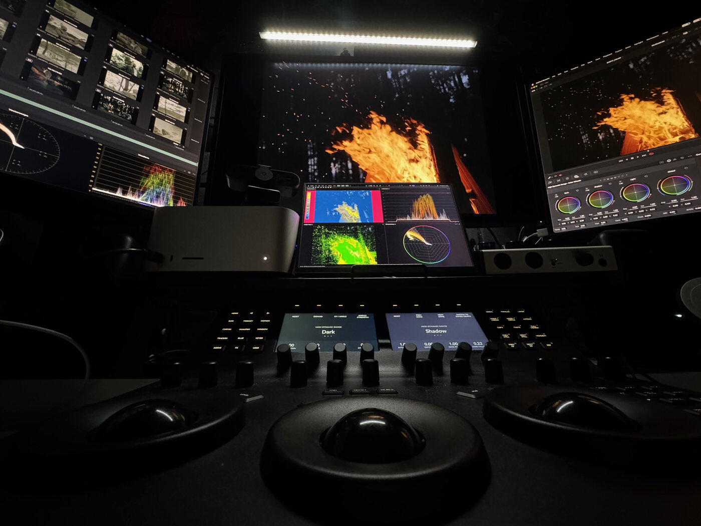 Color grading suite
